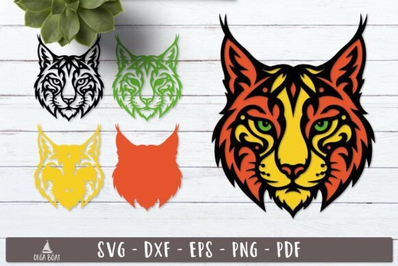3D SVG Animals: A Lynx Head for Bold Branding