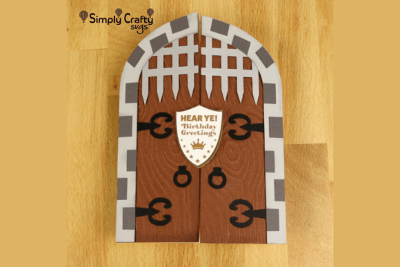 Castle Gate Card SVG: 3D Pop-Up Cards for Blogs