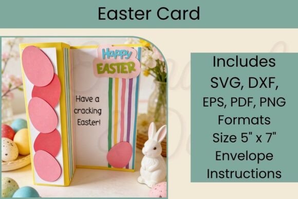 Easter 3D SVG: Square Column Pop Up Card Review