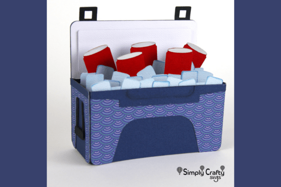 Ice Cooler with Cans Card SVG: A Summer 3D SVG Review