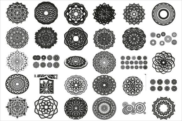 Intricate 3D Mandala Graphics & Illustrations Review