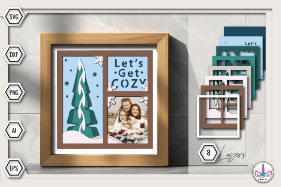 Lets Get Cozy Photo Shadow Box - Winter: A Designer's Review