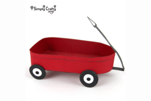 Little Wagon SVG: A 3D Easter Asset for Branding