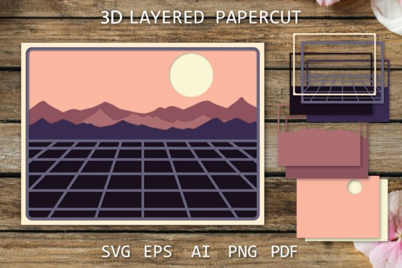 Retro 3D SVG for Greeting Cards & Blog Graphics