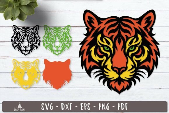 Review: 3d Tiger Head Layered SVG Design for Embroidery