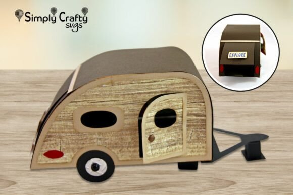Teardrop Trailer Box and Card Set SVG Review